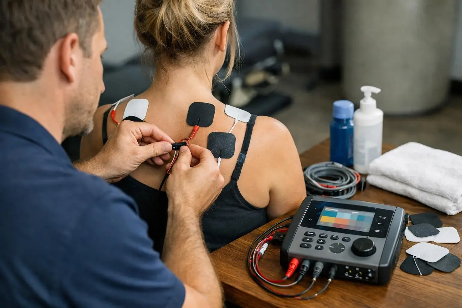 How Electrical Muscle Stimulation applies to Chiropractor services in Duluth, United States—practical illustration