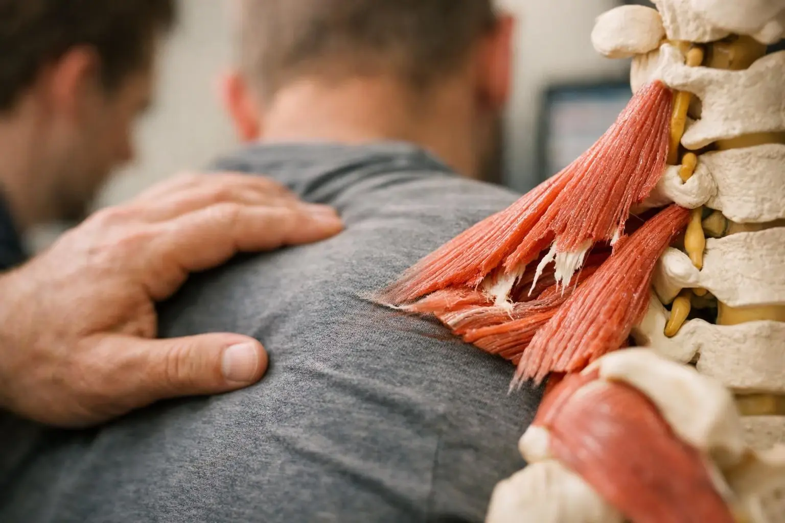 Muscle Strain in Chiropractor: Muscle Strain is an injury that occurs when muscle fibers stretch or—visual guide