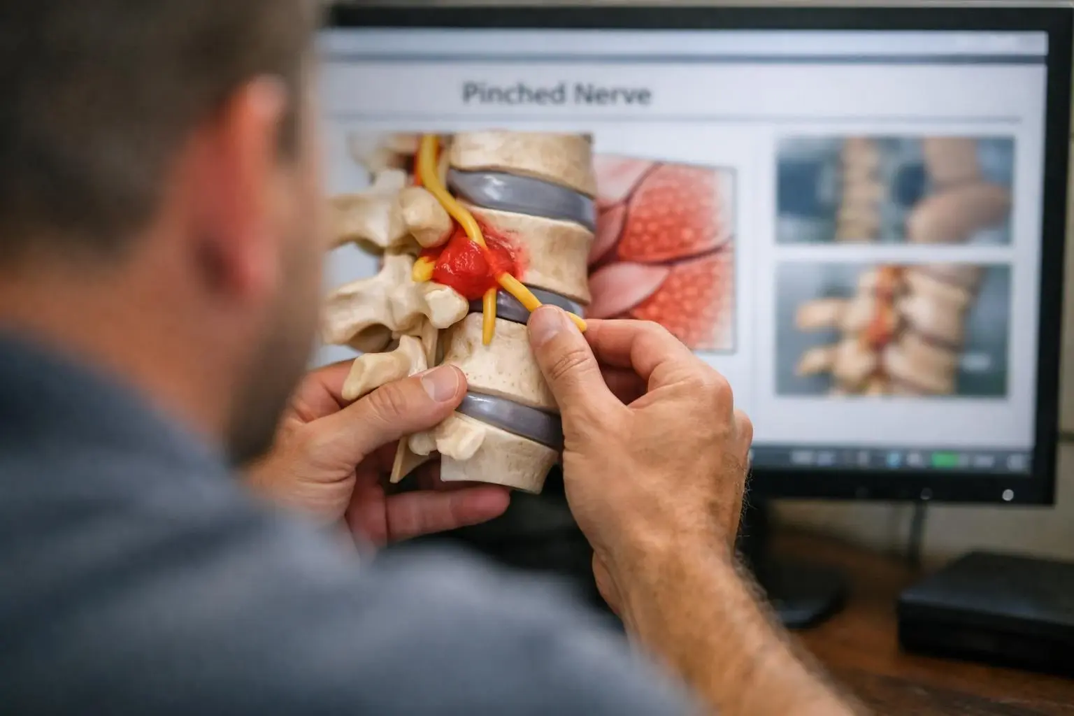 How Pinched Nerve applies to Chiropractor services in Duluth, United States—practical illustration