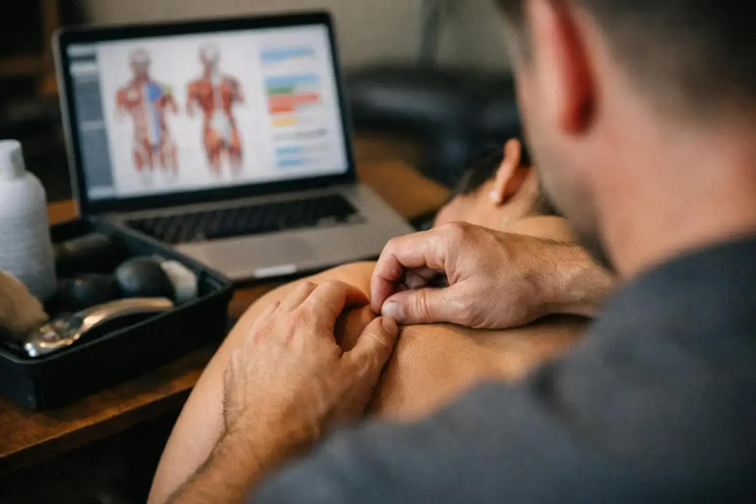 Trigger Point Therapy in Chiropractor: Trigger Point Therapy is a manual treatment method that targets tight knots—visual...
