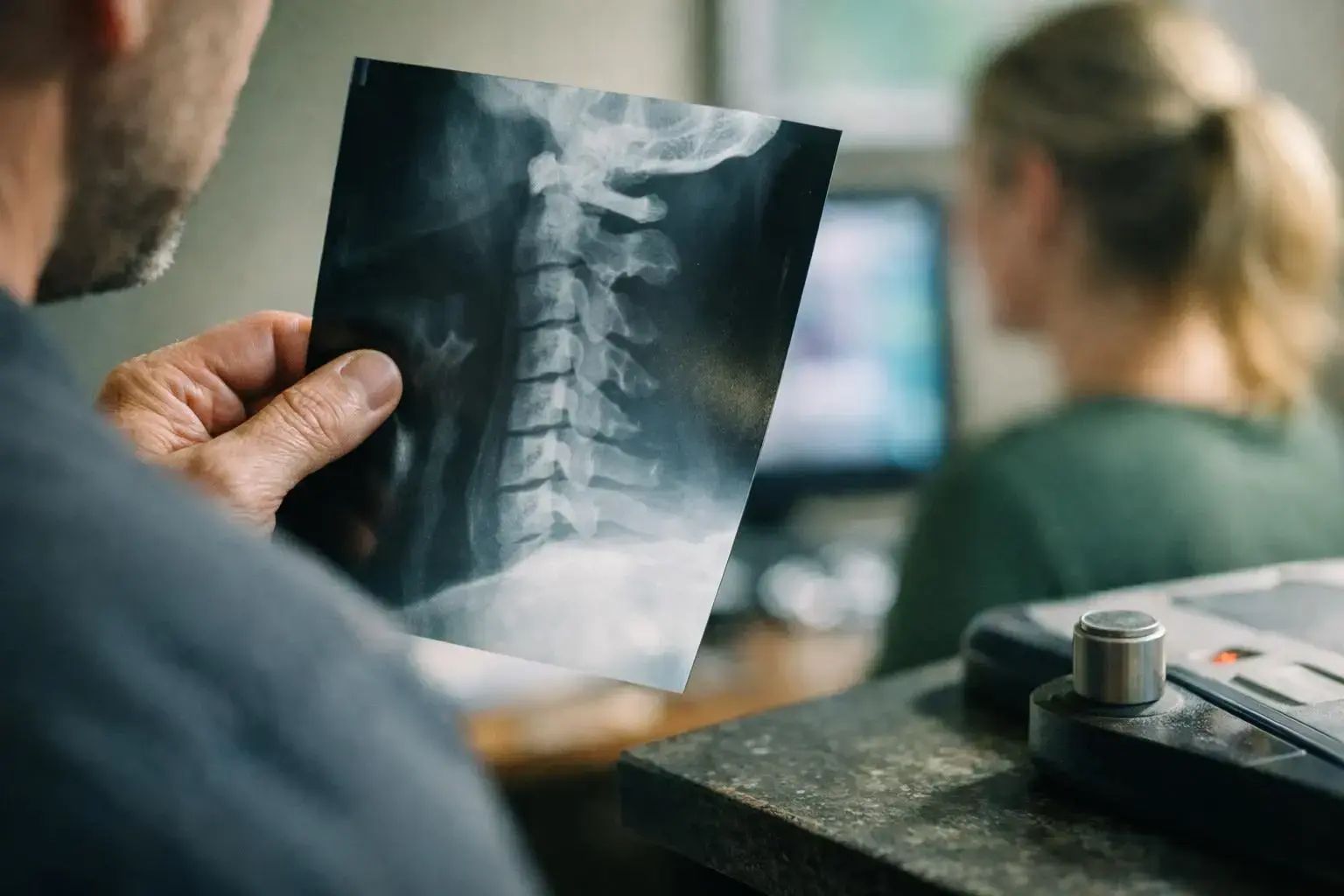 X-Ray in Chiropractor: X-Ray is a quick, painless imaging test that uses small amounts of—visual guide